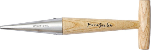 Tierra Garden 35-1807 Stainless Steel Dibber with Ash Wood Handle...