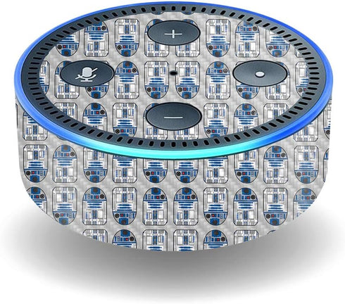 MightySkins Carbon Fiber Skin for Amazon Echo Dot (2ND Gen) - Galaxy Boats | Protective, Durable Textured Carbon Fiber Finish | Easy to Apply, Rem...