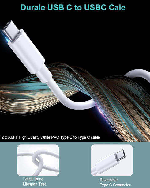 USB C Car Charger, 36W 2-Pack PD3.0 & QC3.0 Dual USB Fast Car Charger Adapter Fast Charging Type C Car Charger Compatible with Galaxy S22/S21/S20 ...