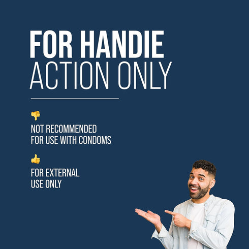 Lube Life Handie Cream, Water-Based Lube for Men and Couples, Made with Natural Ingredients, Creamy Texture, 4 Fl Oz...