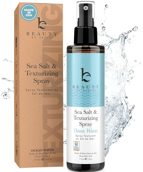 Sea Salt Spray for Hair - USA Made from Natural & Organic Ingredients, Texturing Spray for Men & Women, Hair Texture Spray for Fine Hair, Salt Wat...