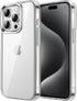 JETech Case for iPhone 15 Pro Max 6.7-Inch, Non-Yellowing Shockproof Phone Bumper Cover, Anti-Scratch Clear Back (Clear)...