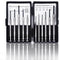 6Pcs Mini Screwdriver Set, Eyeglass Repair Screwdriver, Precision Repair Tool Kit with 6 Different Size Flathead and Philips Screwdrivers, Ideal f...