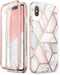 i-Blason Cosmo Full-Body Case for iPhone Xs/ iPhone X Case 2018 Release, Marble, 5.8"...