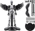 Upgraded T13 Action Figure with Wings and Holder -?Assembly Completed? Dummy 13 Robot, 3D Printed Flexible Titan Gift, Multi-Jointed Lucky Desk Ex...