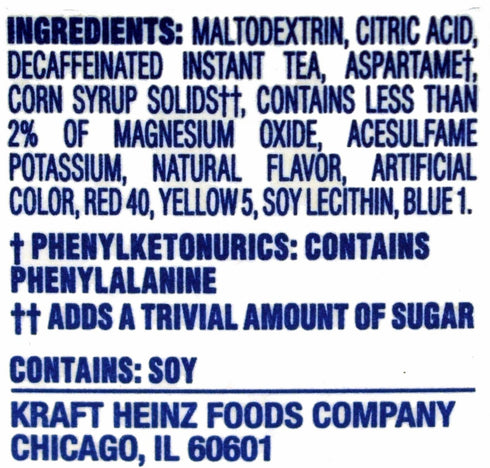 Crystal Light Lemon Decaf Iced Tea Natural Flavor Drink Mix, 12-Quart Canister (Pack of 2)...