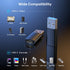 USB C to USB Adapter (4 Pack), USB C Female to USB Male 3.0, USB Type C Adapter Compatible with iPhone 15/14/13/12, iPad Pro/mini/air, Samsung Gal...