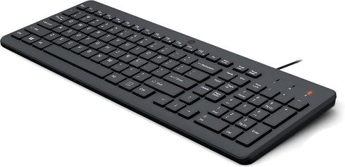 HP 150 Wired Keyboard with Numeric Keypad - Silent-Touch Chiclet Keyboard - Ergonomic, Comfortable - USB Plug-and-Connectivity, LED Indicators (66...