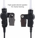 M1 Surveillance Headset with PTT Mic FBI Security Acoustic Tube Earpiece for Motorola Mag One BPR40 CLS1110 CLS1410 CP185 CP200 CP200D DLR1020 DLR...