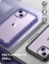 i-Blason Ares Series iPhone 14/13 Case 6.1 inch, Rugged Clear Bumper, Heavy Duty Protection with Built-in Screen Protector - Mauve...