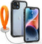 inkolelo Compatible with iPhone 14 Plus Waterproof Case, Built-in Screen Full-Body Protector with Floating Strap IP68 Waterproof Case for iPhone 1...