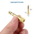 Cable Matters 5-Pack 1/4 to 1/8 Headphone Adapter, 6.35mm to 3.5mm Adapter Male to Female, Gold Plated Stereo Headphone 3.5mm to 1/4 Adapter...