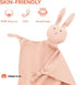 Chippi&Co Bunny Loveys for Babies, Security Blankets for Babies Newborn, Lovies for Babies Girls Boys, Muslin Organic Lovey, Breathable Comfort Bl...