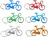 Juvale Keychain Bottle Opener - 12-Pack Bicycle Bike Portable Beer Bottle Metal Openers for Wedding Party Favor in 6 Colors...