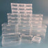 Wotermly 30 Pcs Small Containers Assorted Sizes Small Plastic Containers with Lids Small Mini Clear Plastic Beads Storage Containers Box with Hing...