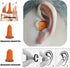 Earplugs,Noise Cancelling Earplugs with Portable PVC Case, Highest NRR 33dB Soft Form Earplugs, Reusable Sound Blocking Earplugs for Snoring, Trav...