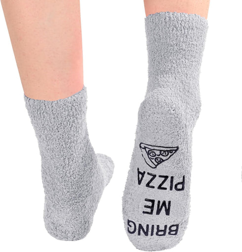 Zmart Funny Fuzzy Socks For Women Men, Novelty Chocolate Beer Socks, If You Can Read This...