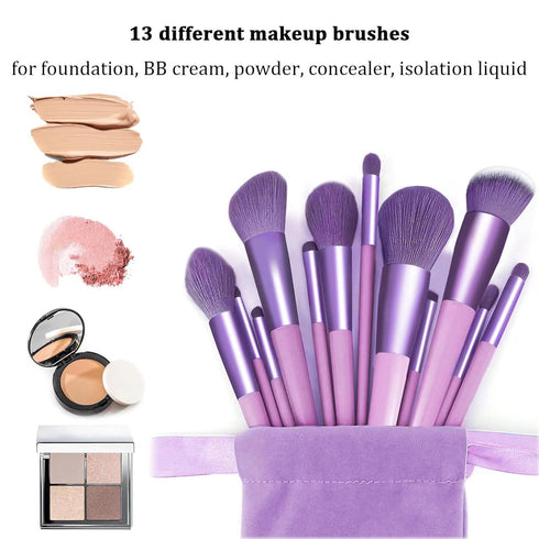 Koccido Makeup Brushes 22 Pcs Makeup Kit,Foundation Brush Eyeshadow Brush Make up Brushes Set (Purple, 22 Piece Set Large)...