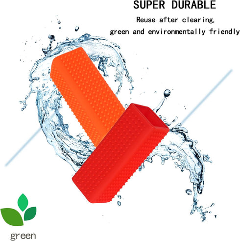 2pcs Pet Dog Cat Hair Remover, Pet Morning Block Brush,Hollow Silicone Cleaner Brush,Suitable for Pet,Interior,Furniture,Sofa...