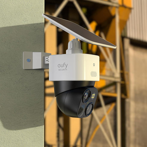 Corner Mount Bracket for Eufy Security SoloCam S340, Solar Panel Security Camera (White)...