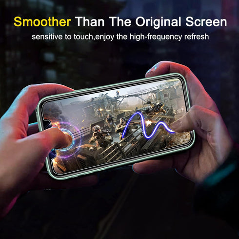 Ferilinso 3 Pack Screen Protector for iPhone 11 with 3 Pack Tempered Glass Camera Lens Protector Phone Case Friendly HD Accessories Protector de P...