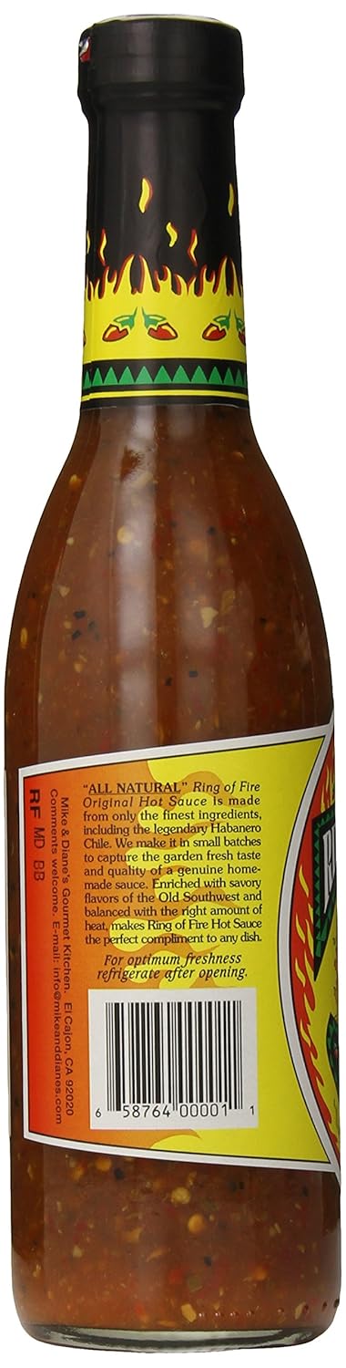 Ring Of Fire Original Habanero Hot Sauce, 12.5 Ounce...