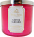 White Barn Bath and Body Works 3 Wick Scented Candle Cactus Blossom 14.5 Ounce...