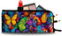 Colorful Butterfly Makeup Bag Cosmetic Bag for Women,1Pcs Large Capacity Makeup Bags and 1Pcs Pencil Case Makeup Brushes Storage Bag Travel Toilet...