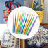 Plastic Crochet Hooks 12 pcs Different Sizes (2.0mm - 10.0mm) Crochet Needles QLRFFLJOY Colorful Crochet Hook Set DIY Yarn Weaving Tools for Scarf...