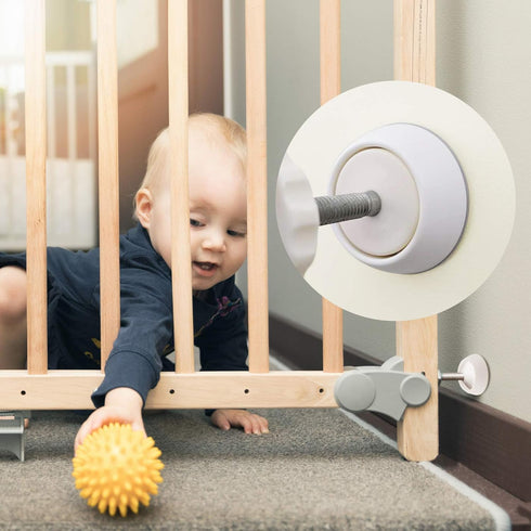 4 Pack Baby Gate Wall Protector Wall Cups for Child Pressure Mounted Stair Safety Gate, Protect Walls & Doorways from Pet & Dog Gates...