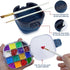 Airtight Paint Saver Storage Palette Box, 16-Well Palette Box with Lid, Include Paint Brush Basin, Perfect for Gouache, Acrylic, Watercolor and Oi...