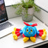 15.8-inch spider plush cute long haired spider stuffed animal toy for boys and girls, holiday birthday gift...