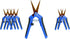 Happy Hydro - Trimming Scissors - Curved Tip - Titanium Coated Blades with Spring-Loaded Comfort Grip Handles - 2 Pack...