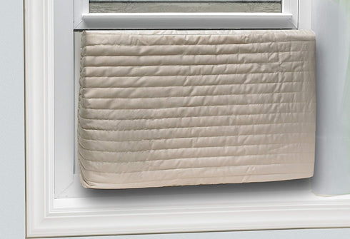 Frost King 2-Piece Quilted Indoor Air Conditioner Cover, Large, fits units up to 20" x 28"...