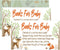 Woodland Creature Books for Baby Shower Request Cards (50 Pack), Baby Shower Invitation Inserts....
