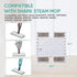 2 Pack Genius Steam Mop Pads Compatible with Shark Genius Hard Floor Cleaning System Pocket Steam Mop S5003D,S6002,S5004Q & Lift-Away Pro Steam Po...