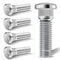 Wheel Studs, 5 Pack 49mm Long & M12x1.5 Wheel Stud and Lug Nuts, OEM Number 610-266 90942-02049, Tire Bolts Replacement for Toyota Chevrolet Lexus...