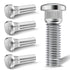 Wheel Studs, 5 Pack 49mm Long & M12x1.5 Wheel Stud and Lug Nuts, OEM Number 610-266 90942-02049, Tire Bolts Replacement for Toyota Chevrolet Lexus...