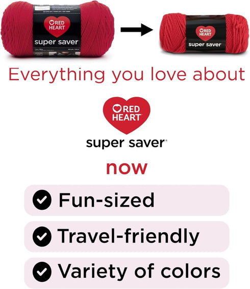 Red Heart Super Saver Super Yarn Craft Kit for Crochet & Knitting & Amigurumi Projects......