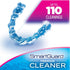 Premium Cleaner Crystals & Cleaning Case -(110 Cleanings)- Removes Stain, Plaque, & Bad Odor from Clear Braces, Dentures, Night Guards, Mouth Guar...