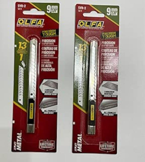 O L F A 5019 SVR-2 9mm Stainless Steel Auto-Lock ( 2 PACK)...