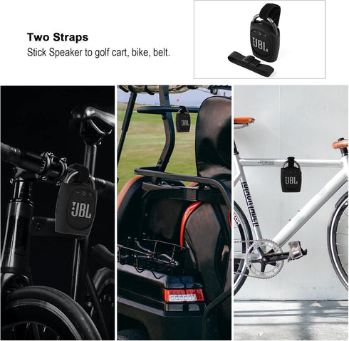 TXEsign Silicone Protective Carrying Case Compatible with JBL Clip 4 - Portable Mini Bluetooth Speaker Carrying Stand Up Cover Pouch for JBL Clip ...