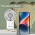 Mini Handheld Eyelash Fan for Women - USB Rechargeable 2000mAh, Portable for Travel & Outdoor, Orange Edition...