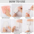 Blulu 12 Pieces Clear Adhesive Hooks for Hanging Medium Damage Free Indoor Strips Utility Waterproof Wall Hooks with 15 Pieces Self-Adhesive Tapes...