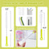 Bottle Cleaning Brush Set - Long Handle Bottle Cleaner for Washing Narrow Neck Beer Bottles, Sports Water Bottles with Straw Brush, Kettle Spout/L...
