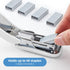 Stapler, 20-50 Sheets Capacity with Staples and Staple Remover Set, Desk Stapler Office Staplers (White-1, 20 Sheet)...