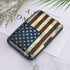 ELFISH Mini RFID Aluminum Wallet Credit Cards Holder Business Card Case Metal ID Case for Men Women (Flag)...