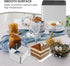 UPKOCH 4" Square Mousse Mold, Stainless Steel Cake Ring for Tiramisu Cheesecake Dessert, Precision Cut Multi-Use Baking Tool, Dishwasher-Safe...