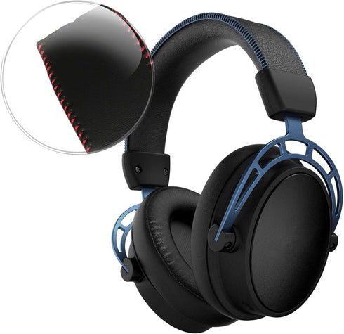 kwmobile Headband Cushion Pad Compatible with Kingston HyperX Cloud Alpha - Headphones PU Leather Cushion - Black......