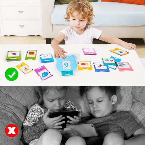 224 Sight Words Toddle Toys for 2 3 4 5 Year Old Boys Girls Montessori Educational Learning Talking Flash Cards Pocket Speech Autism Sensory Toy G...